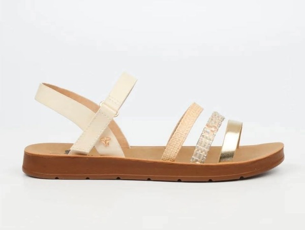 Butterfly Feet - Zina 22 - Beige (Size 3, 6, 8 )