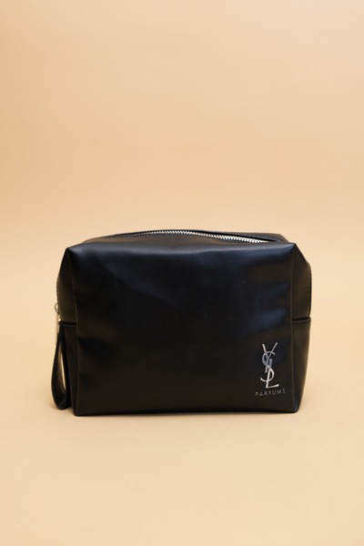 YSL Parfumes Make Up Bag Black/Silver