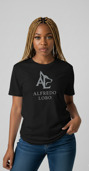 ALFREDO LOBO BLACK CLASSIC T-SHIRT