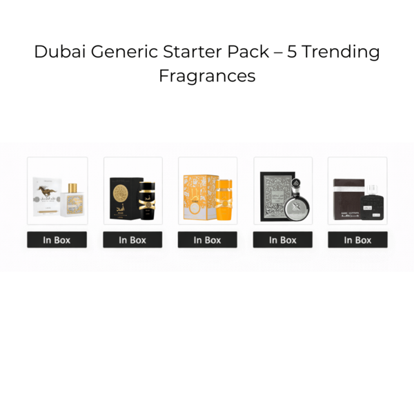 Dubai Generic Starter Pack – 5 Trending Fragrances