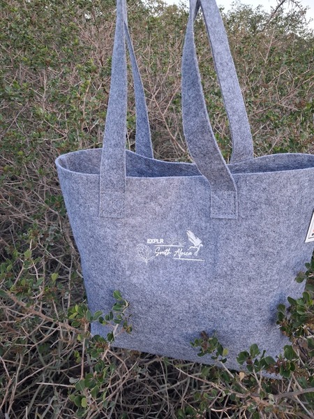Grey Shopper Bag - Recycled Material