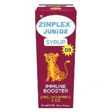 ZINPLEX JUNNIOR WITH VIT D3 S/FREE SYRUP 200ML
