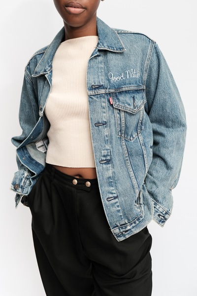 Levis Embroidered Trucker Jacket