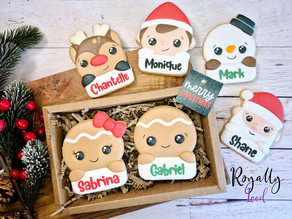 Personalized Christmas Cookie - Duo Gift box