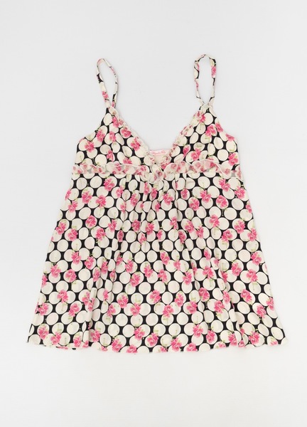 Silk Rose Print Cami
