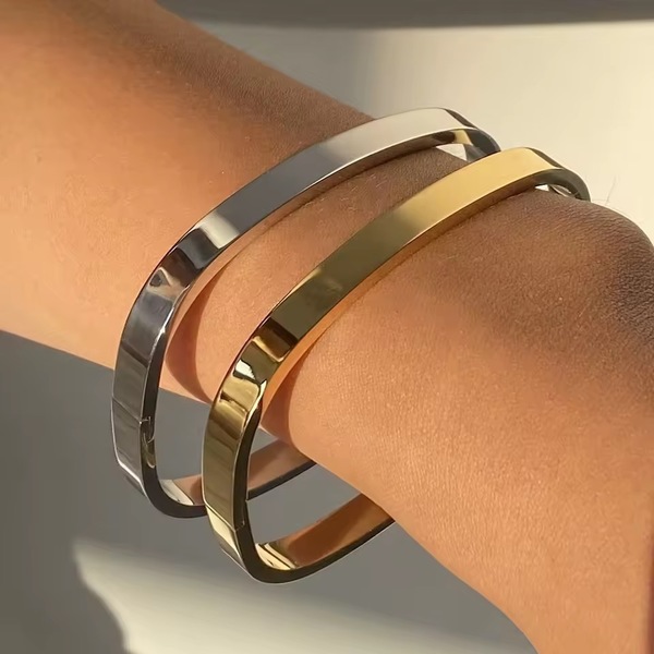 Sleek Minimalist Bangle Set