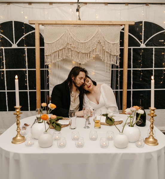 Macramé Wedding Photo Backdrop