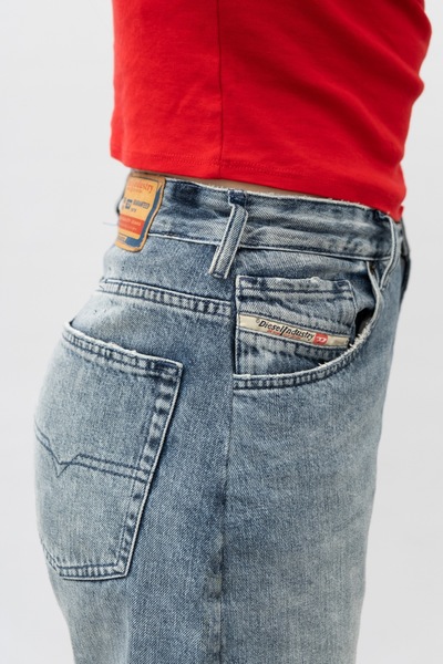 DIESEL 1999 D-Reggy Pre-Owned High Waisted Straight Leg Denim