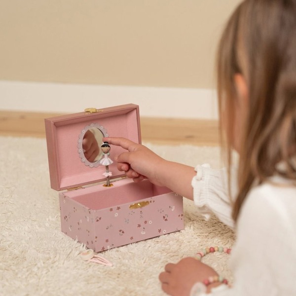 Little Dutch Evi Musical Jewellery Box - Little Pink Flowers