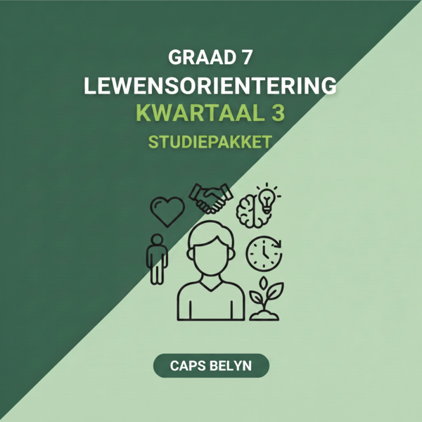 Graad 7 Lewensoriëntering Kwartaal 3 (CAPS Belyn)