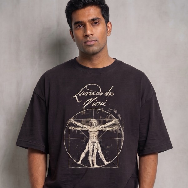 VITRUVIAN MAN DA VINCI T-SHIRT