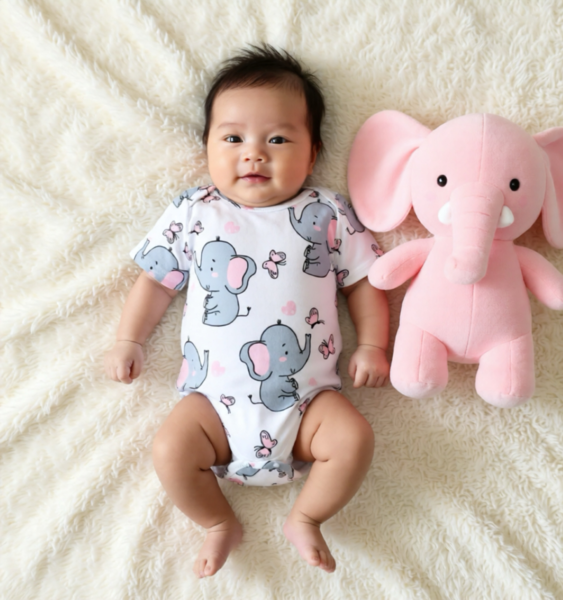 Elephant & Butterfly Onesie