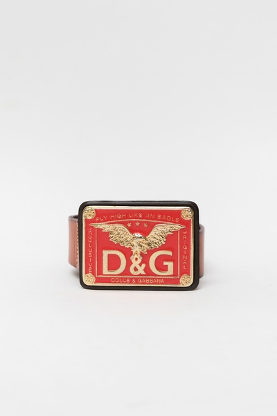 D&G Fly High Leather Belt