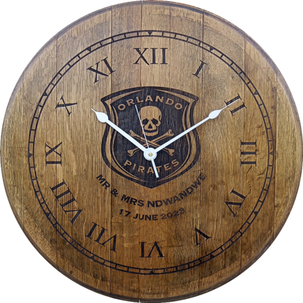 Wine Barrel Wall Clock Examples