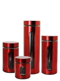 Continental 4-Piece Storage Canister Set - Demo