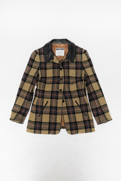 Moschino Couture Plaid Jacket