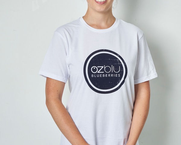 OZblu® Distressed Logo T-Shirt