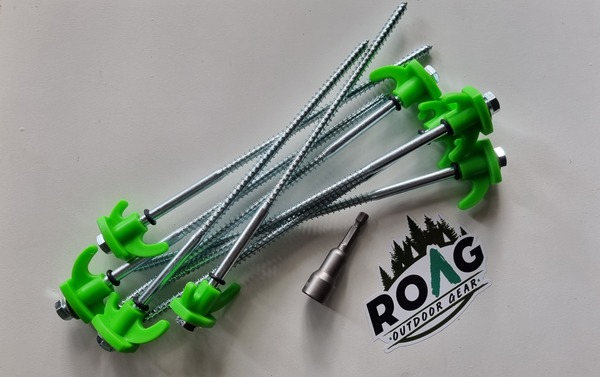 8pcs 10-Inch Heavy Duty Tent Anchor pegs