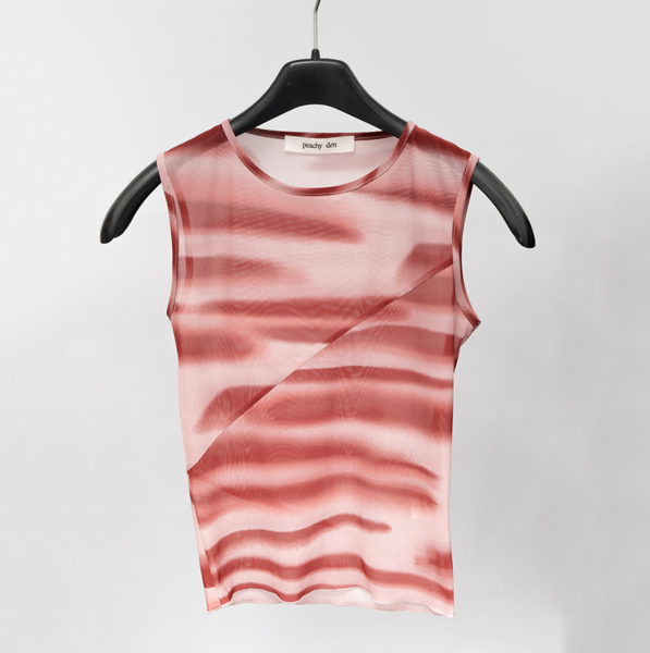 Peachy Den Mesh Top