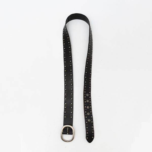 Fossil Leather Belt With Studs