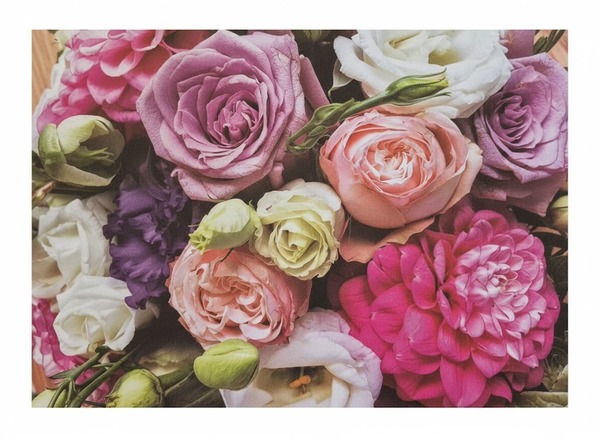 Paper Placemats - Colorful Roses