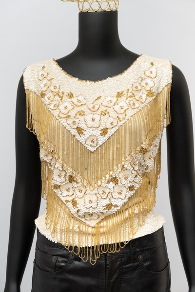 Vintage Beaded Top