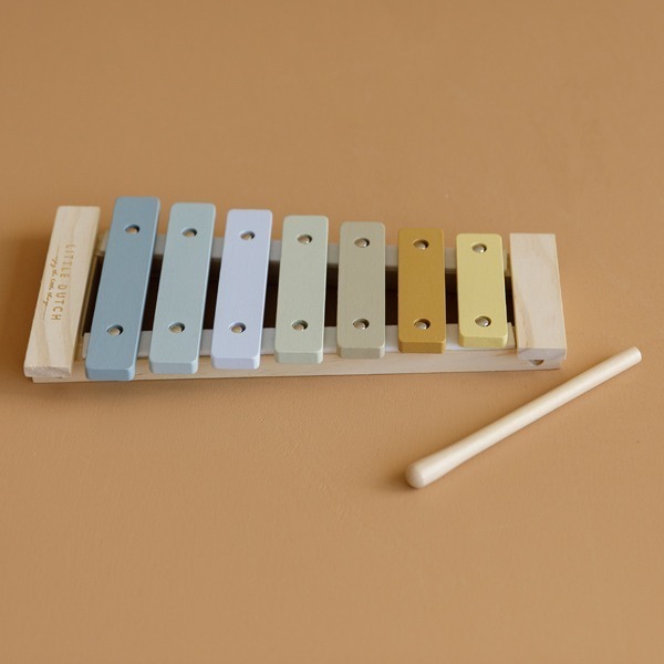 Little Dutch Wooden Xylophone Blue Little Favourites New look Little Dutch's allnew