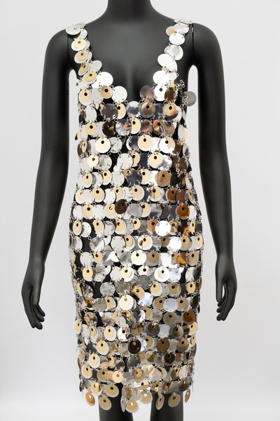 Rabanne x H&M Rabanne x H&M Disk Mini Dress L