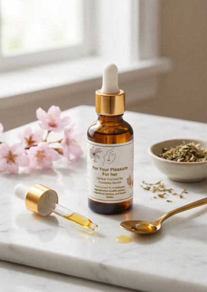 For Your Pleasure: Herbal Tincture (For her)