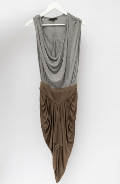 Alexander Wang Draped Jersey Midi Dress