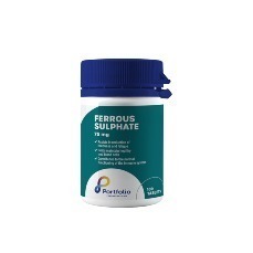FERROUS SULPHATE 75MG TABLETS - 100
