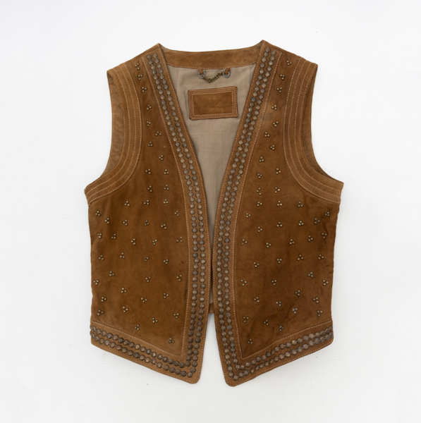 Massimo Dutti Genuine Suede Vest
