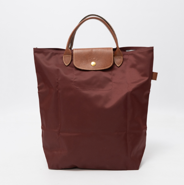 LONGCHAMP Nylone Le Pilage Original Top Handle Bag Burgundy