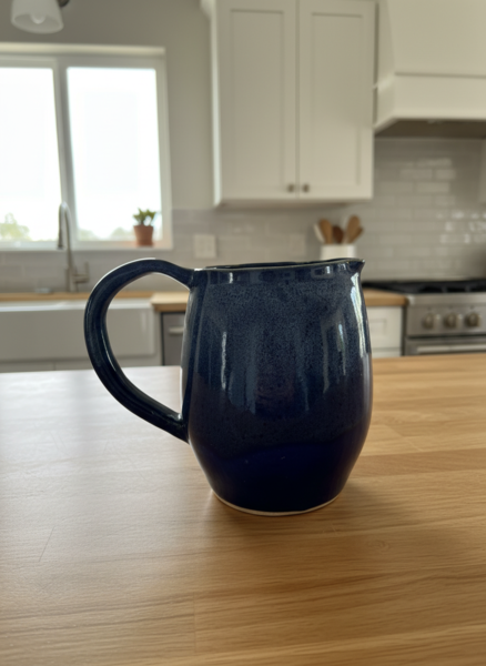 Midnight Blue/Celadon Pitcher