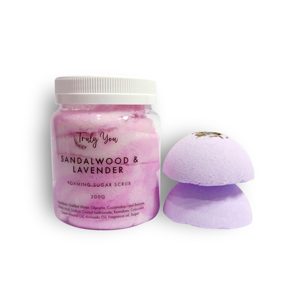 Mini Shower Box Mini Shower Box consists of 1 foaming Sugar scrub and