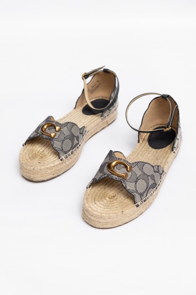 Coach Dillon Jacquard Espadrille Midnight Navy