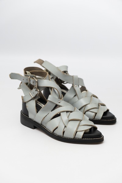 ACNE STUDIOS Pre-Owned Lenna Leather Sandals