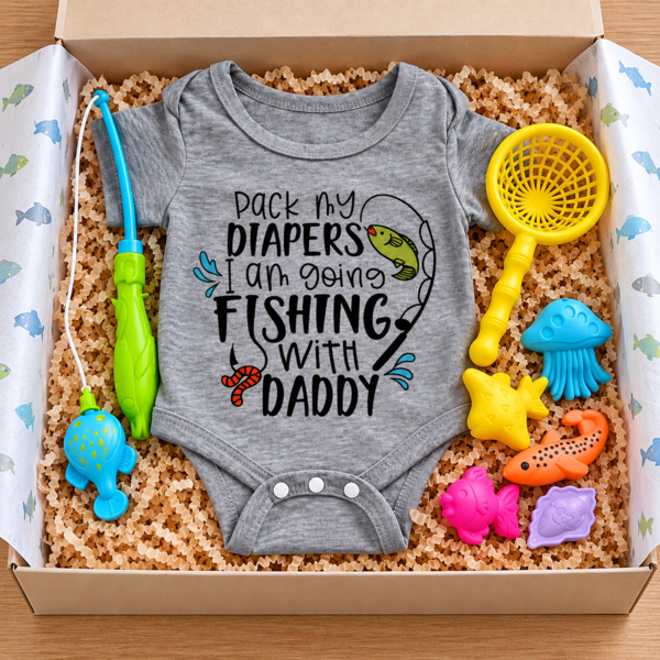 Hooked on Daddy” Gift Box 😂🐟