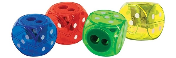 Treeline 2 Hole Dice Sharpener for Graphite pencils