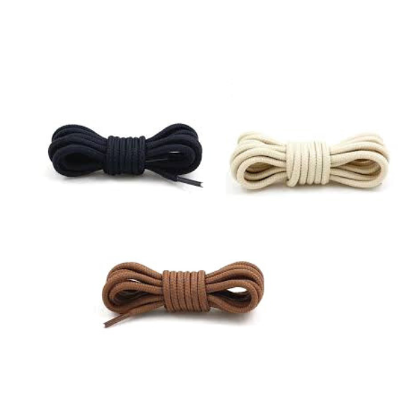 We are now offering black, brown and off-white shoelaces in three different lengths:Medium: 67 cm Long: 83 cm Extra long: 93 cm (Prices per set.)