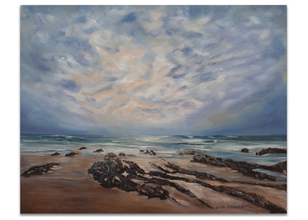 Canvas print - Blue Rocks and Sky (P150)