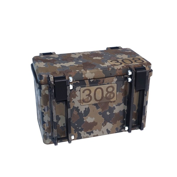 308 Ammo Box 50rnd Dark Forest Camo