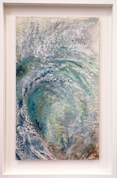 Wild Ocean - Encaustic medium -