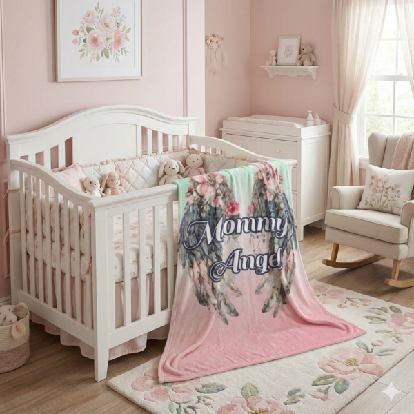 Mommy's Angel Blanket (Green)