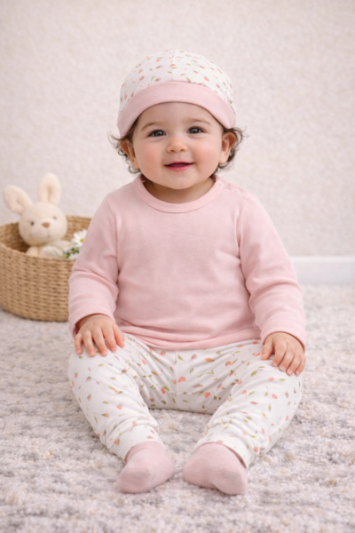 Blush Blossom Baby Set