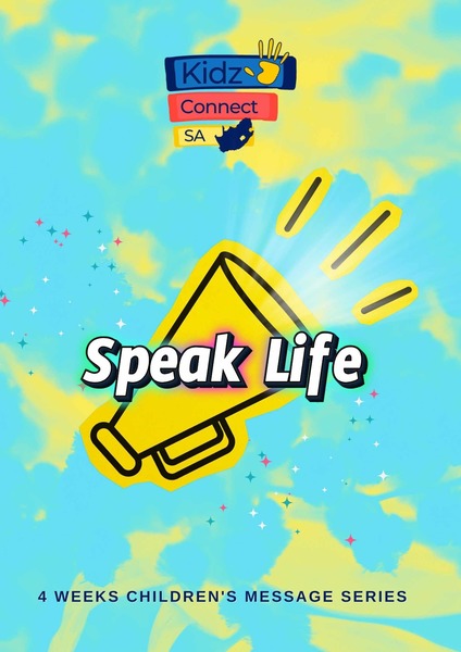 Speak Life 4 Week Children's Church Lesson Series