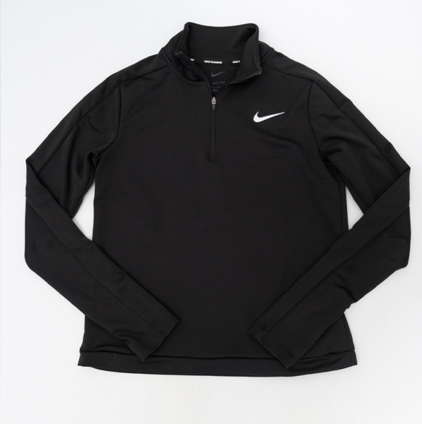Nike Dri Fit Running Long Sleeve Top Black