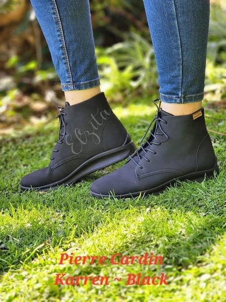 Pierre Cardin - Karren Boots - Black (Size 4 )