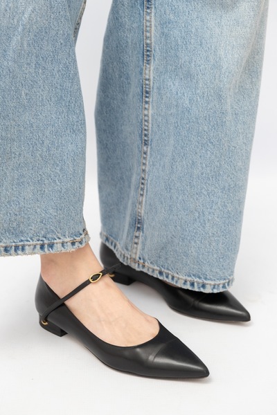 Jennifer Chamandi Lorenzo Buckle Flats