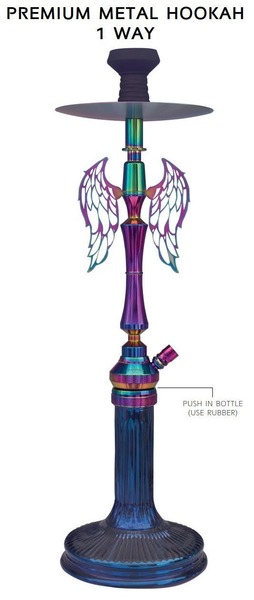 Premium Metal Hookah 1 Way